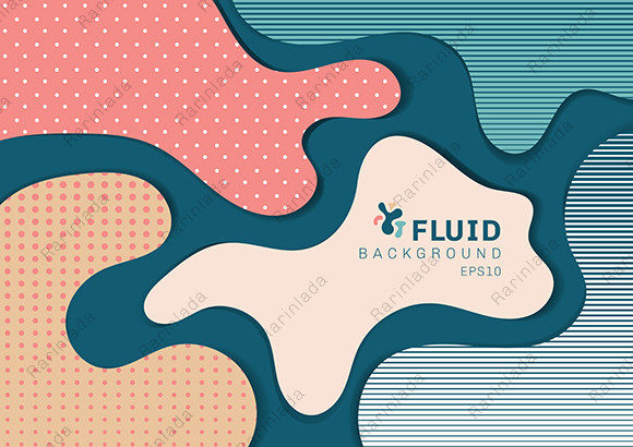 Abstract Background Fluid Shapes Pattern: Where Design Meets Function