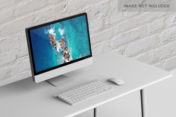 Computer Mockup V3: Realistic, Flexible, Ready