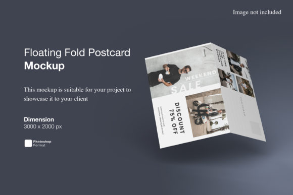 Floating Fold Postcard Mockup: A Smart Visual Tool for Real-World Communication