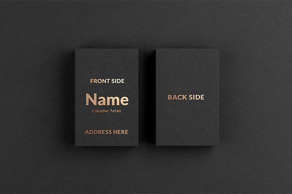 Gold Foil Business Card Mockup PSD: A Strategic Tool for Intentional Brand Presentation