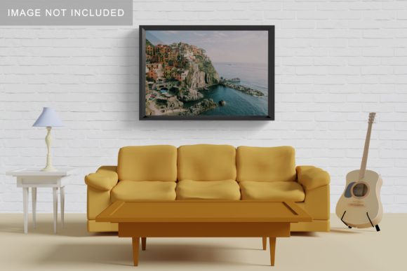 Realistic A3 Frame Mockup V2