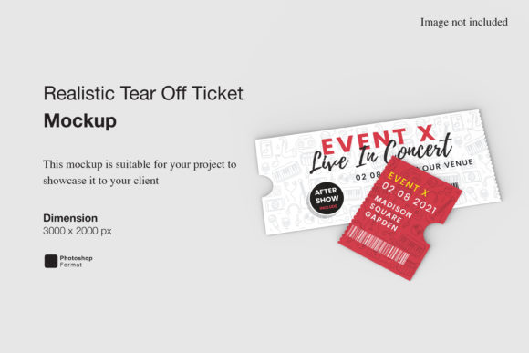 Realistic Tear off Ticket Mockup: A Practical Tool for Designers and Businesses