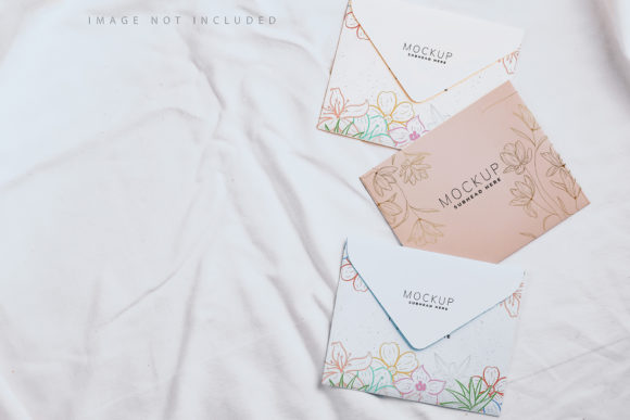 Three Envelopes Mockup: Simple, Realistic Design Preview