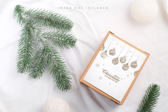 Why a Christmas Gift Box Mockup on Textile Makes All the Difference